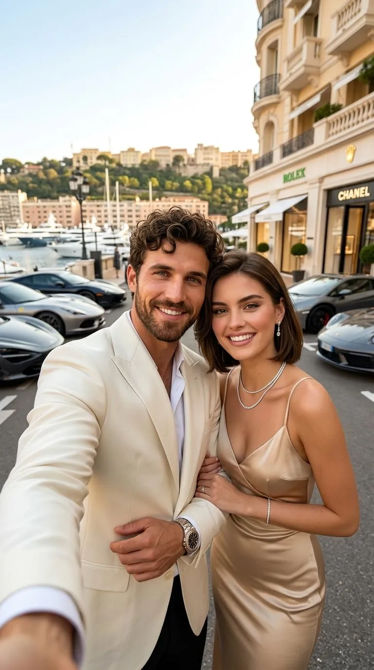 City Street Selfie Template 5