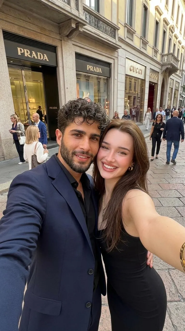 City Street Selfie Template 7